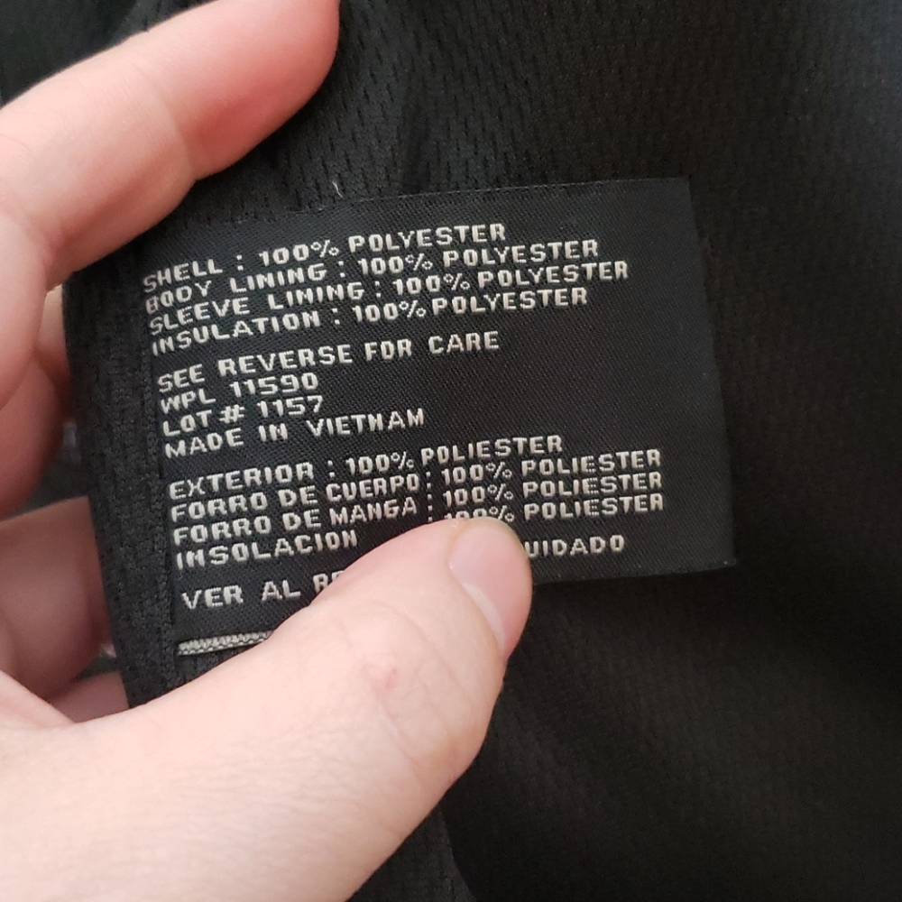 Weatherproof Black Jacket Size Large - image 6